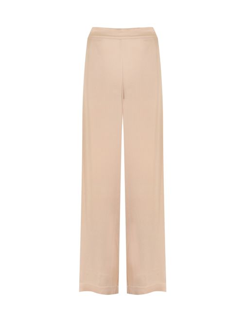 Pantalone ampio in raso Crema Clips | E225 942000072